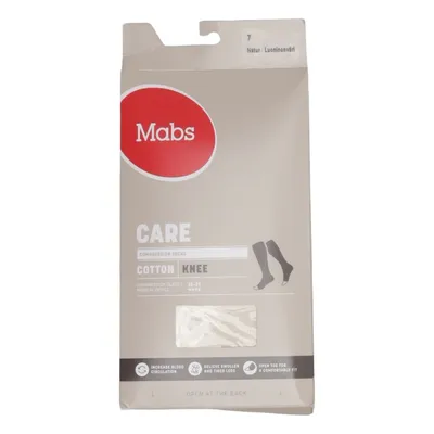 Kompressionsstrumpor (Care Cotton Knee) från Mabs Bomull, Elastan, Polyamid