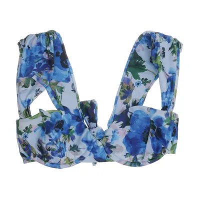 Bikini top (Blauw, Meerkleurig) van Seaquelle Elastaan, Gerecycled polyester