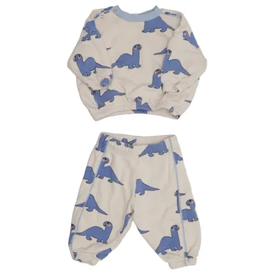 Tenue d'intérieur (Beige, Bleu) de Mini Rodini Coton