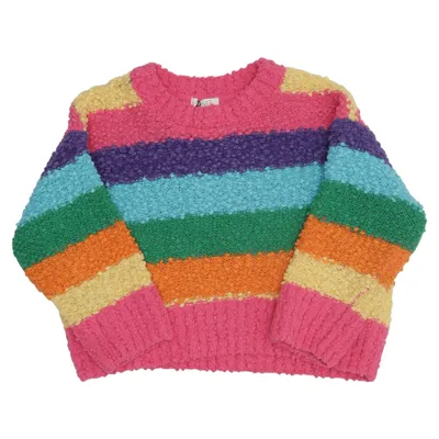 Trui (Roze, Geel, Blauw, Groen, Oranje, Lila) van Next Acryl, Gerecycled polyester