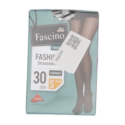 Collants en nylon (Noir) de Fascino Élasthane, Polyamide