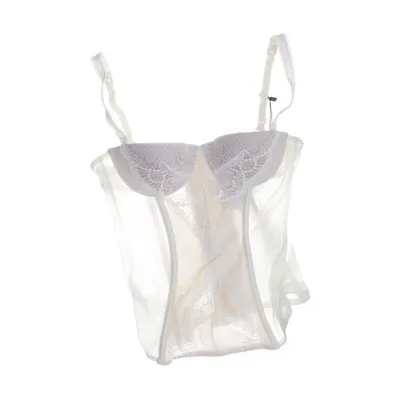 Bustier (Beige, Vit) från Wonderbra Elastan, Polyamid, Polyester