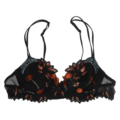 Soutien-gorge (Noir, Orange) de Simone Perele Élasthane, Polyamide, Polyester, Polyuréthane