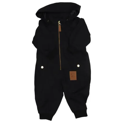 Overall (Zwart) van Mini Rodini Katoen, Polyester