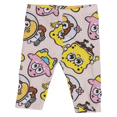 Leggings (Beige, Multicolored) from Nickelodeon Cotton, Elastane