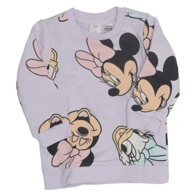 Sweatshirt (Lila, Meerkleurig) van H&M Katoen, Elastaan, Polyester