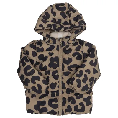 Winter coat (Beige, Black) from H&M Polyester