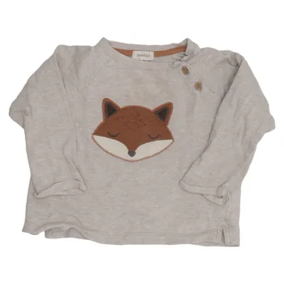 Collegetröja (Beige) från Newbie by KappAhl Bomull