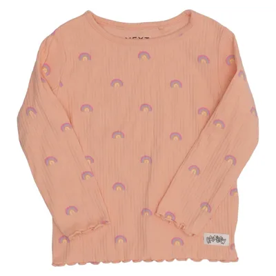 Långärmad t-shirt (Rosa) från Next Bomull, Elastan
