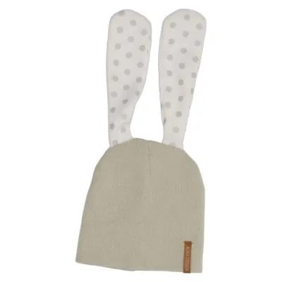 Beaniemössa (Grå, Vit) från Rofa Design Akryl