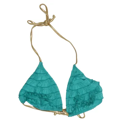 Bikini top (Turquoise, Goud) van Soleil Sucre Elastaan, Polyamide