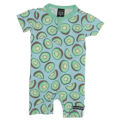 Rompers (Blue, Green, Brown, Black) from Villervalla Elastane, Organic cotton