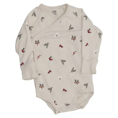 Body (Beige, Mehrfarbig) von Lindex Newborn Baumwolle, Elasthan