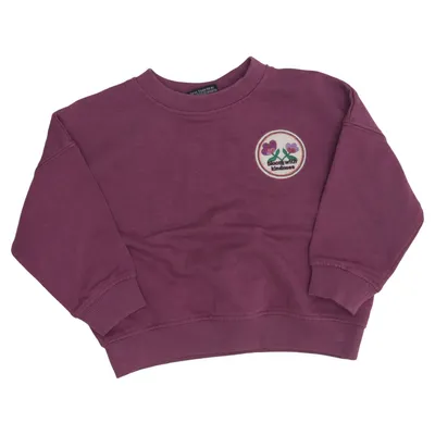 Sweatshirt (Lila) van Maya Katoen, Elastaan, Polyester