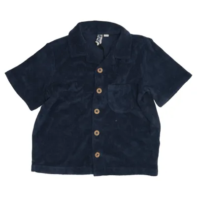 Short sleeve shirt (Blue) from Rikiki Cotton, Polyester