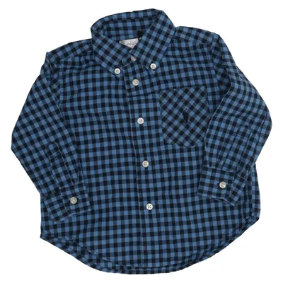 Shirt (Blue, Black) from Ralph Lauren Cotton