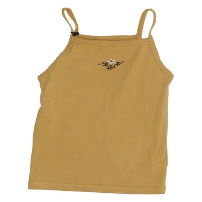 Tanktop (Gul) fra Konges Sløjd Elastan, Økologisk bomuld