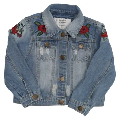 Denimjakke (Blå, Flerfarvet) fra Mywear Young Bomuld