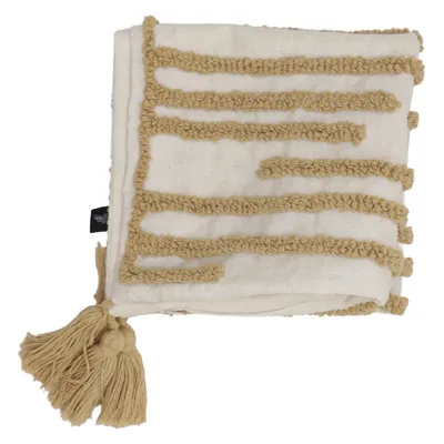 Prydnadskudde (Beige, Vit) från Nina Royal