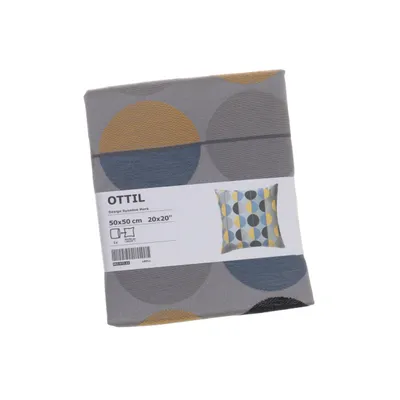 Sierkussensloop (Grijs, Meerkleurig) van IKEA Katoen, Polyester