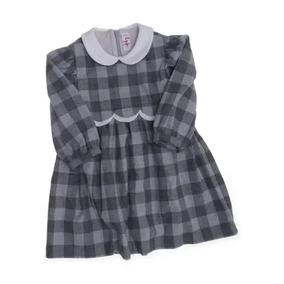 Dress (Gray, White) from Il Gufo