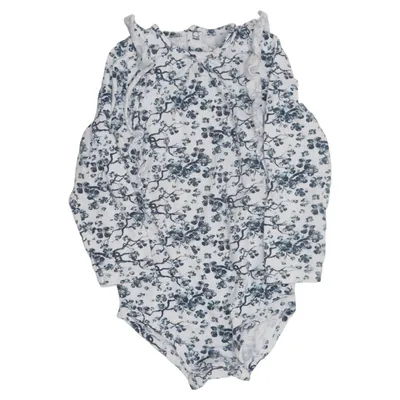 Body (Blå, Vit) från Petite Mini Bomull, Elastan