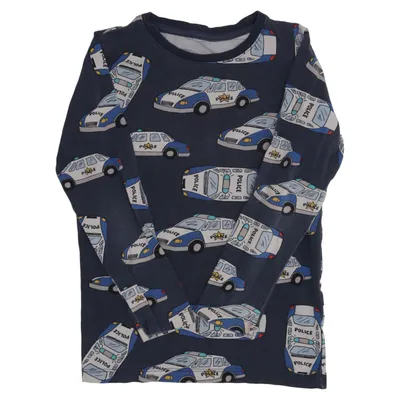 Long sleeve T-shirt (Blue, Multicolored) from Lindex Cotton, Elastane