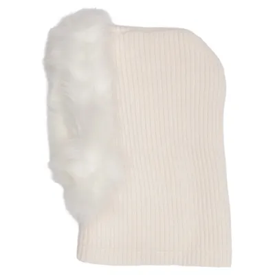 Balaklava (Vit, Beige) från Fashion Nova Akryl, Polyester