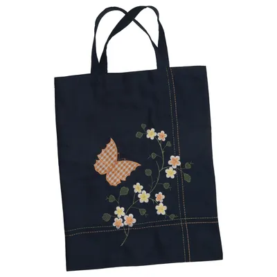 Sac en toile (Bleu, Multicolore) de Atelier Creation Polyester