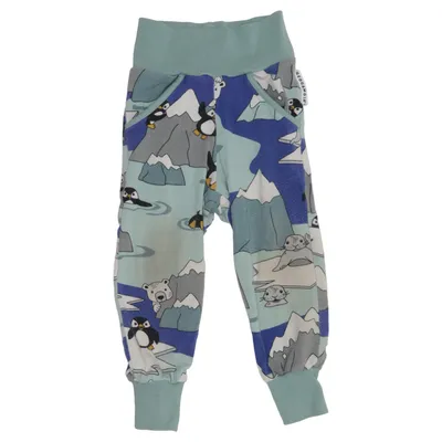 Pajama pants (Blue, Green, Multicolored) from Geggamoja Bamboo, Elastane, Organic cotton