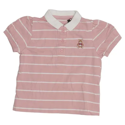 Polo (Rose, Blanc) de Primark Coton