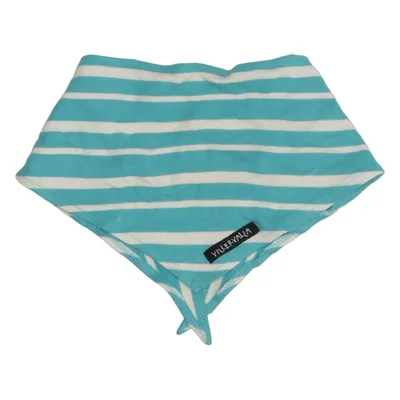 Shawl (Turquoise, White) from Villervalla