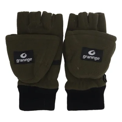 Fingerless gloves (Green, Black) from Graninge Polyester