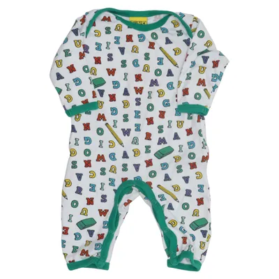 Barboteuse (Blanc, Multicolore) de Duns Coton biologique