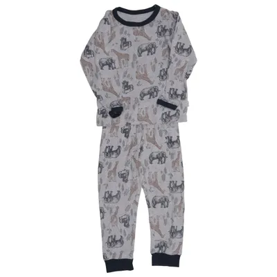 Pyjama (Gris, Bleu, Marron) de Joha Coton biologique