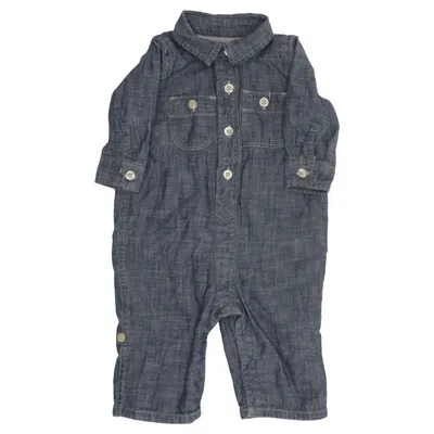 Barboteuse (Bleu) de BabyGap Coton, Élasthane