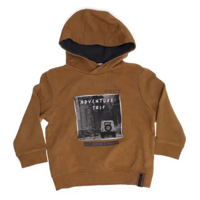 Huvtröja (Brun, Flerfärgad) från Topolino Bomull, Polyester