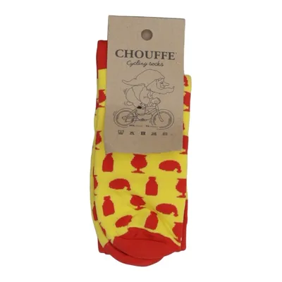 Chaussettes (Jaune, Rouge) de Chouffe Élasthane