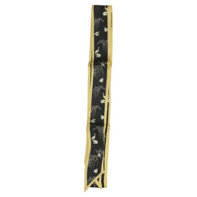 Scarf (Svart, Gul) Polyester