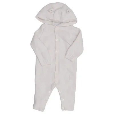 Barboteuse (Beige) de The Little White Company Coton biologique, Polyamide, Laine