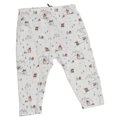 Pantalon de pyjama (Blanc, Multicolore) de Little Coton