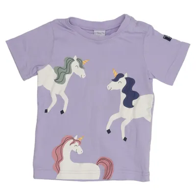 T-shirt (Purple, Multicolored) from Polarn O. Pyret Organic cotton