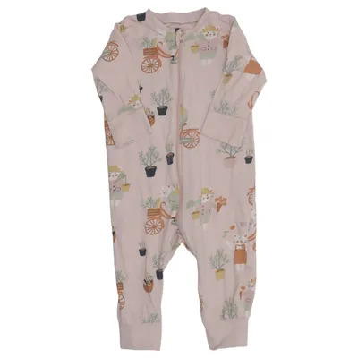 Barboteuse (Rose, Multicolore) de Lindex Baby Coton