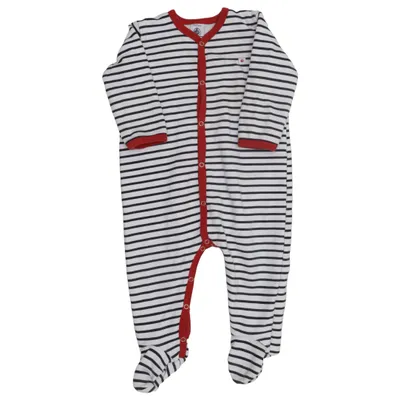 Sparkdräkt (Vit, Svart, Röd) från Petit Bateau Bomull