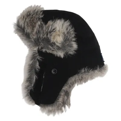 Trapper hat (Black, Gray) from Polarn O. Pyret Polyester