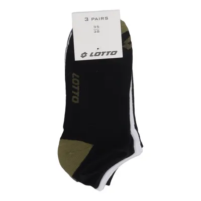 Chaussettes (Noir, Vert, Blanc) de Lotto Coton, Élasthane, Polyester