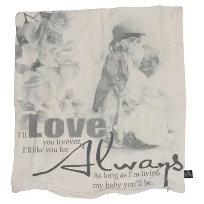 Cushion cover (White, Gray) from Nina Royal Cotton