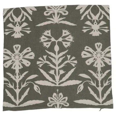 Housse de coussin (Vert, Beige) de H&M Home Coton