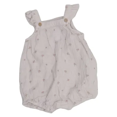 Barboteuse (Rose, Blanc) de Lindex Newborn Coton
