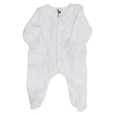 Sparkdräkt (Vit, Flerfärgad) från Mini Bout'chou Bomull, Polyester